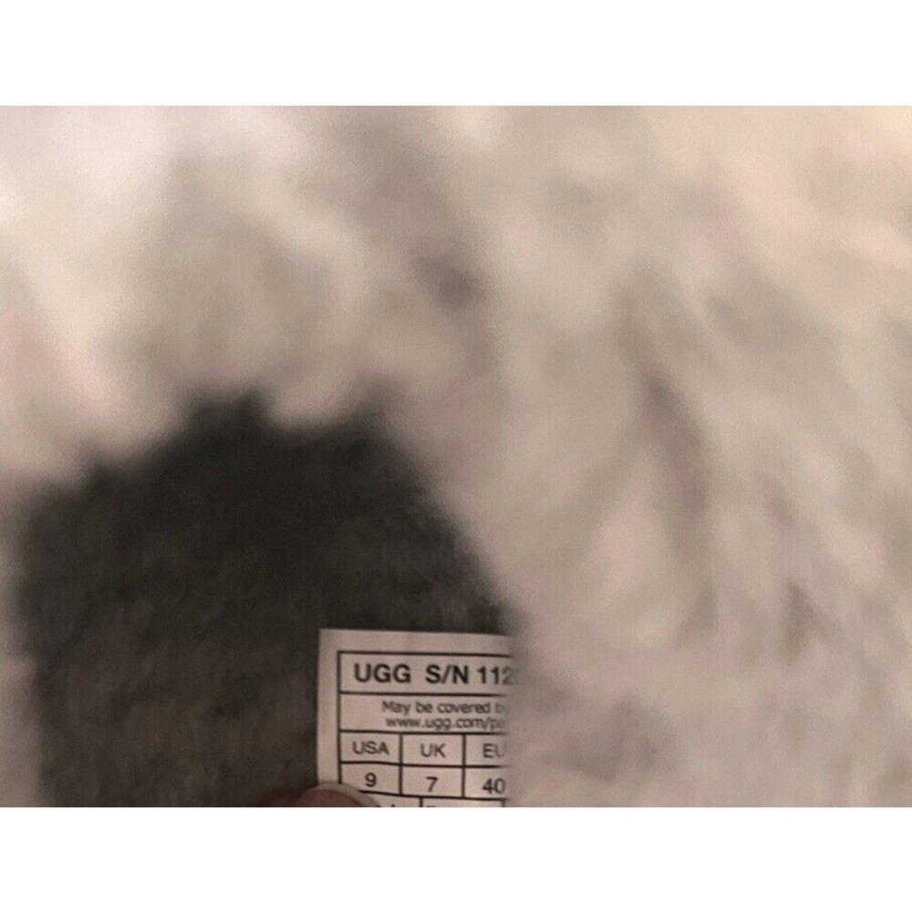 UGG 1126730 Womens Cozy Genuine Shearling Suede Slipper Light Grey US 9 - Picture 9 of 9
